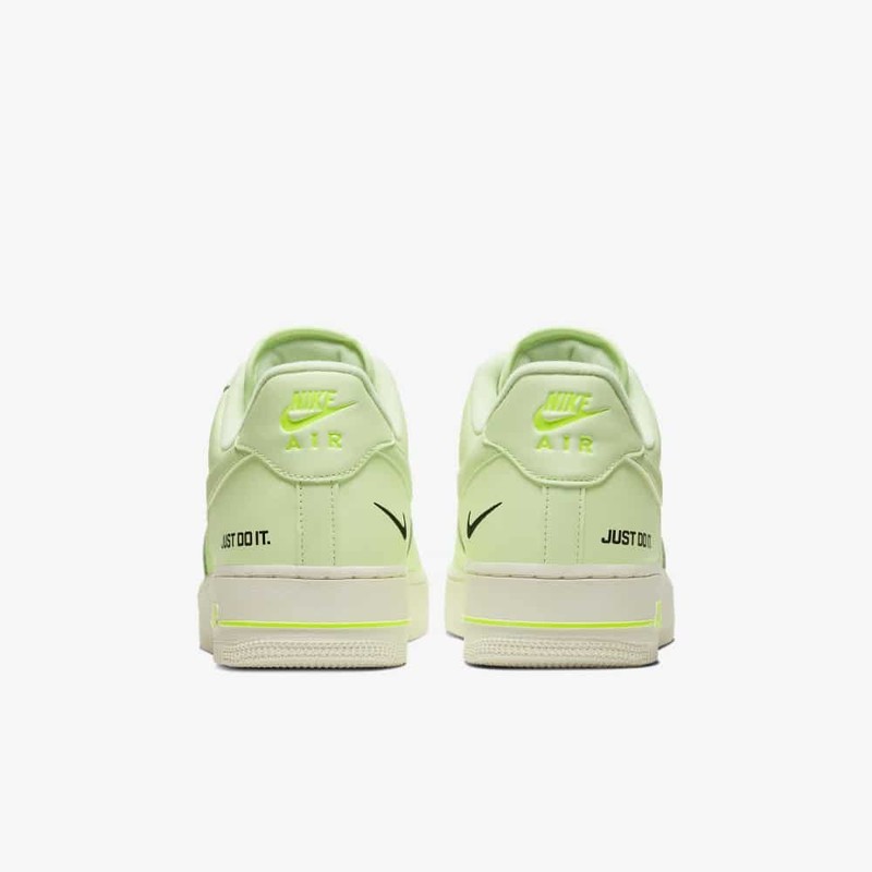 Nike air force neon geel hot sale